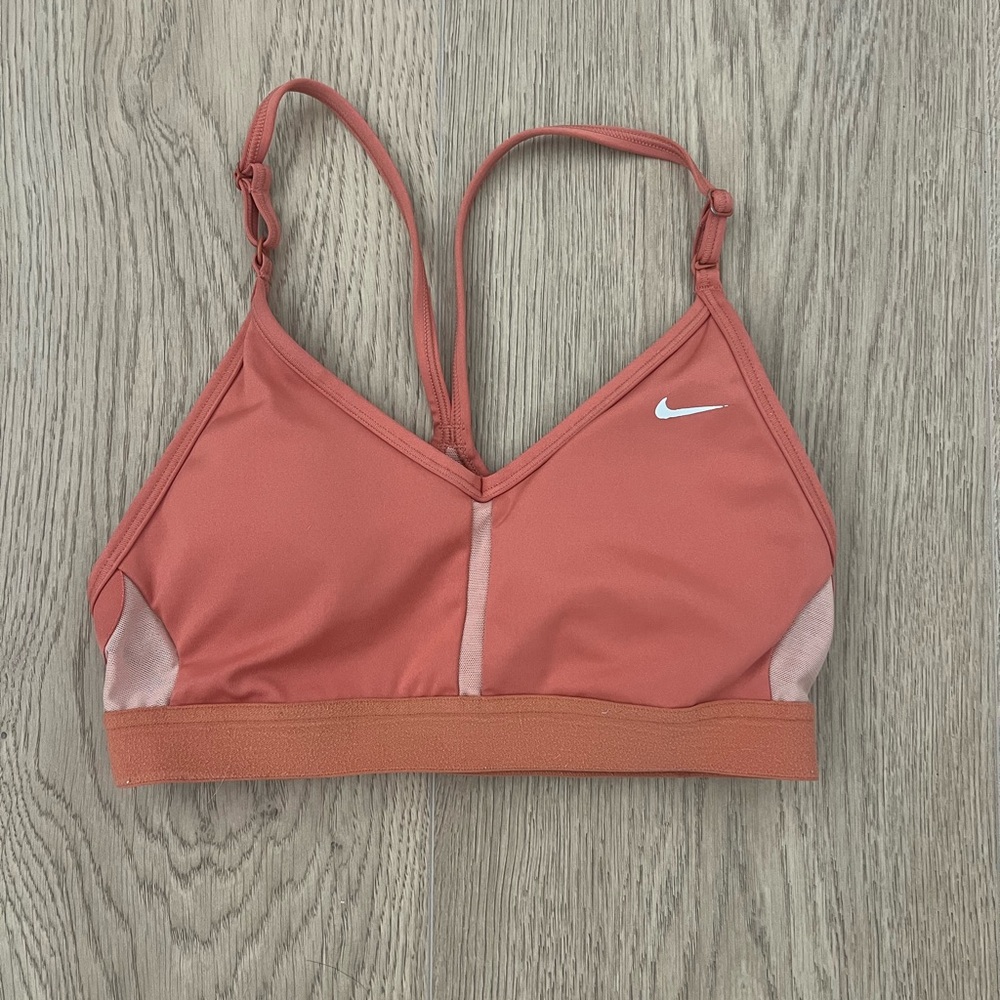 Nike Women's Coral/orange Sports Bra